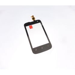 Ecran vitre tactile noir Wiko Plus
