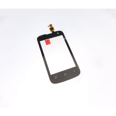 Ecran vitre tactile noir Wiko Plus
