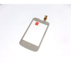 Ecran vitre tactile blanc Wiko Plus