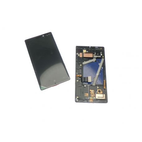 vidrio táctil LCD y montado sobre bastidor negro para Nokia Lumia 930