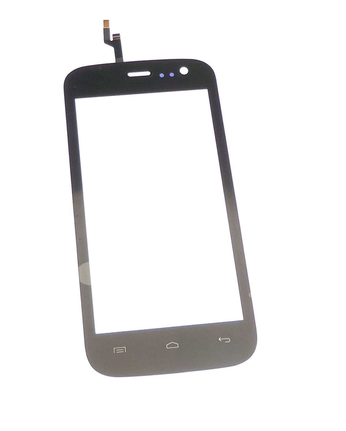 Vitre &eacute;cran tactile noir Wiko Iggy