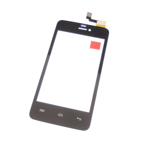 Ecran vitre tactile noir pour Wiko Kite