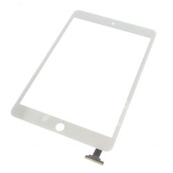 Blanco Vidrio de la pantalla táctil para el mini iPad 3 de Apple
