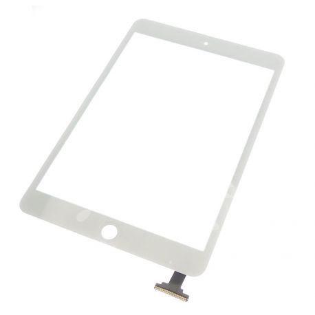 Blanco Vidrio de la pantalla táctil para el mini iPad 3 de Apple