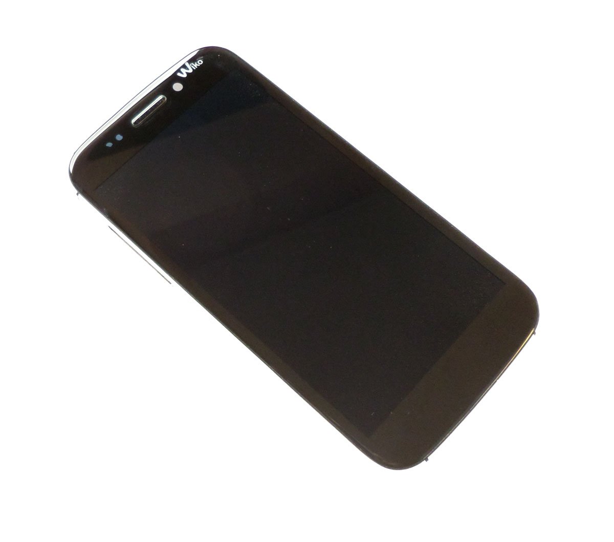 Ecran LCD et tactile assembl&eacute;s sur ch&acirc;ssis noir pour Wiko Stairway