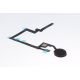 Nappe du bouton home avec bouton noir pour Apple ipad mini 3