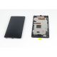 Toque de vidrio y montado sobre chasis negro compatible Sony Xperia Z1 compacto pantalla LCD D5503 Piece-mobile - 3