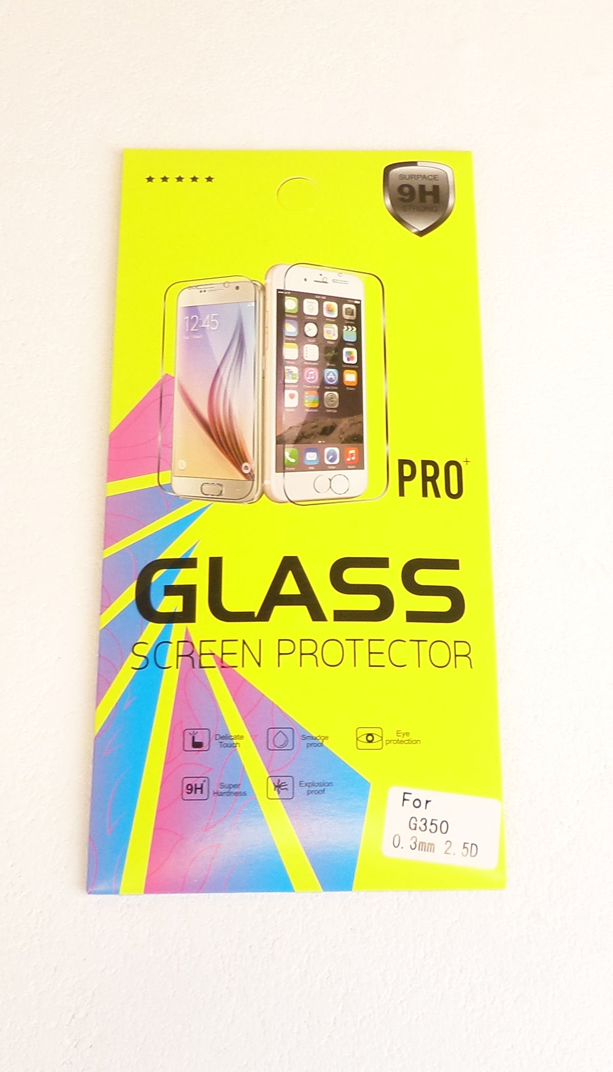 Vitre de protection en verre tremp&eacute; HQ 0,25mm 9H pour Samsung Galaxy Core Plus G3500 G350