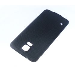Cache arrière compatible cache batterie noir pour Samsung Galaxy S5 G900F G900H