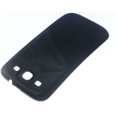 Cache arrière compatible cache batterie noir pour Samsung Galaxy S3 I9300 I9305