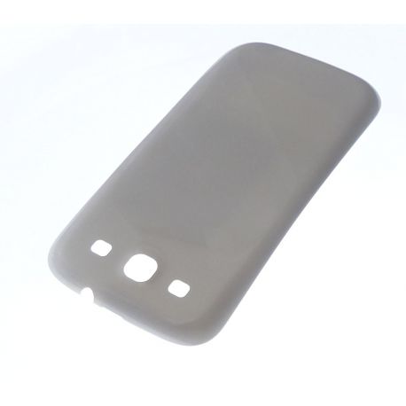 contraportada de la batería compatible con caché negro Samsung Galaxy S3 I9300 I9305