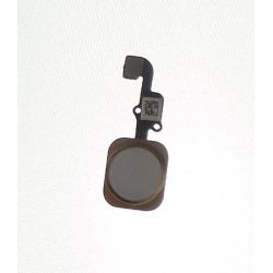Bouton home blanc contour doré sur nappe pour Apple Iphone 6 plus Iphone 6 +