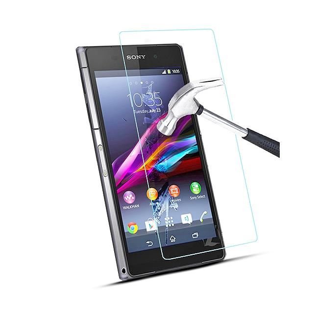 Vitre de protection en verre tremp&eacute; de tr&egrave;s haut qualit&eacute; pour Sony Xperia Z1 compact D5503