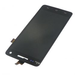 Ecran vitre tactile et LCD assemblés noir pour Wiko Rainbow