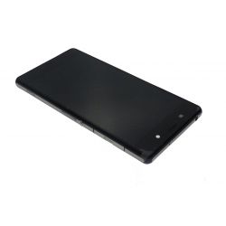 Pantalla táctil de cristal LCD y montado con el marco negro para Sony Xperia Z2 L50W D6502 D6503