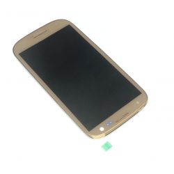 Táctil LCD con el marco y Galaxy S3 I9305 GT-blanco 4G Samsung
