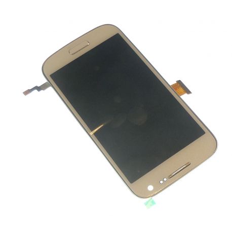 Lcd display with touch screen and chassis Samsung Galaxy S3 mini I8190 white
