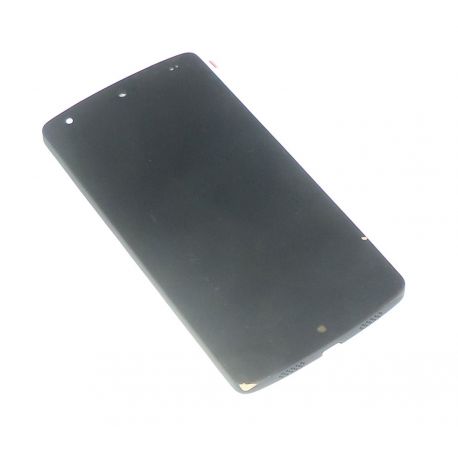 vidrio táctil LCD y montados en bastidor de contorno LG Nexus 5 E980 negro