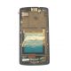 vidrio táctil LCD y montados en bastidor de contorno LG Nexus 5 E980 negro