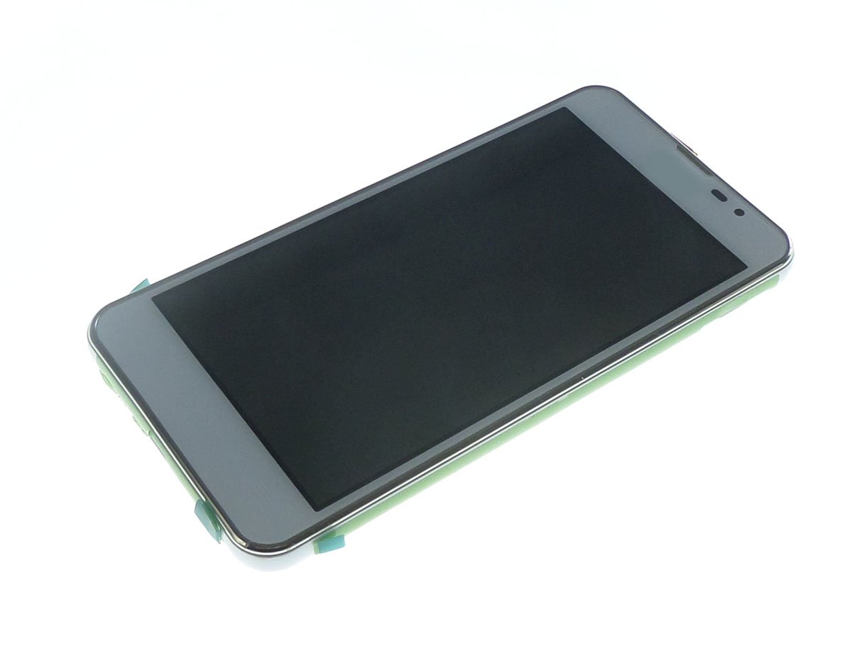 Ecran Lcd et vitre tactile assembl&eacute;s sur ch&acirc;ssis blanc LG Optimus F5 P875
