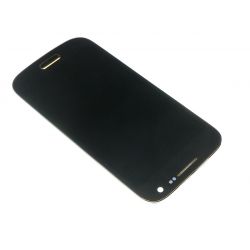 Ecran Lcd et vitre tactile avec chassis Samsung Galaxy S4 mini 4G I9195 bleu