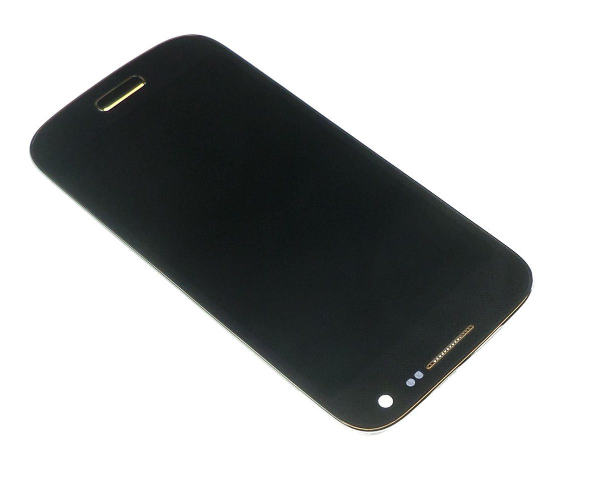 Ecran Lcd et vitre tactile avec ch&acirc;ssis Samsung Galaxy S4 mini 4G I9195 bleu