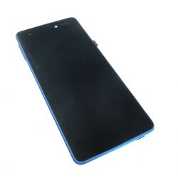pantalla LCD y el cristal tocar con marco azul para Wiko CARRETERA
