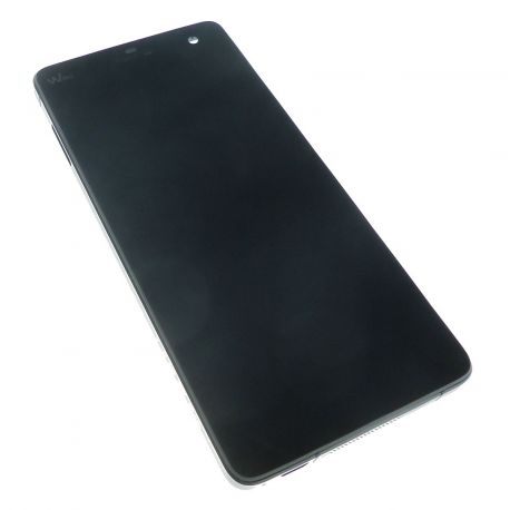 pantalla táctil de cristal y la pantalla LCD montado para Wiko Negro carretera 4G