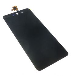 pantalla táctil LCD de vidrio y montado para Wiko Negro del arco iris UP