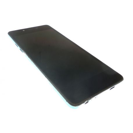 pantalla táctil LCD de vidrio y montado Negro y verde para Wiko carretera pura