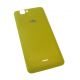 Cache arrière cache batterie jaune pour Wiko Rainbow 4G