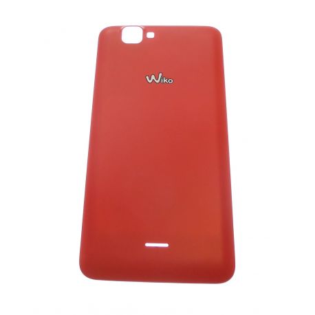 Cache arrière cache batterie rouge pour Wiko Rainbow 4G