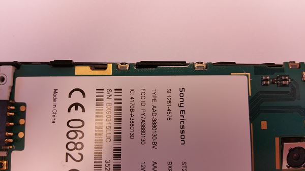 Réparation du Sony Xperia U ST25i