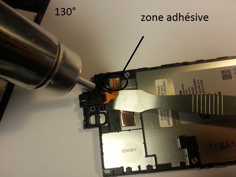 Chauffer la prise casque au jack audio du Lumia 520