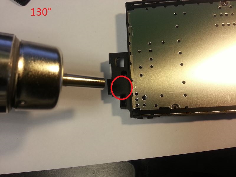 Chauffer le module prise casque au jack audio du Lumia 520