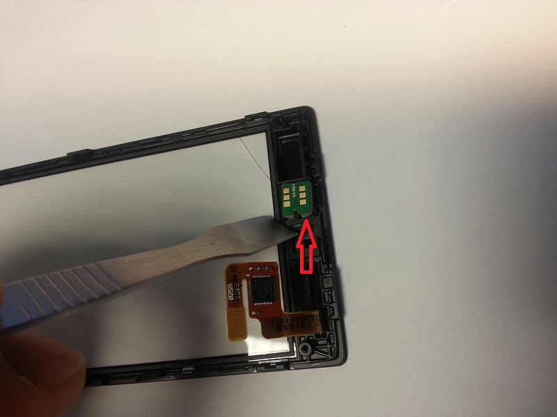 D&eacute;poser le capteur de proximit&eacute; du Nokia Lumia 520