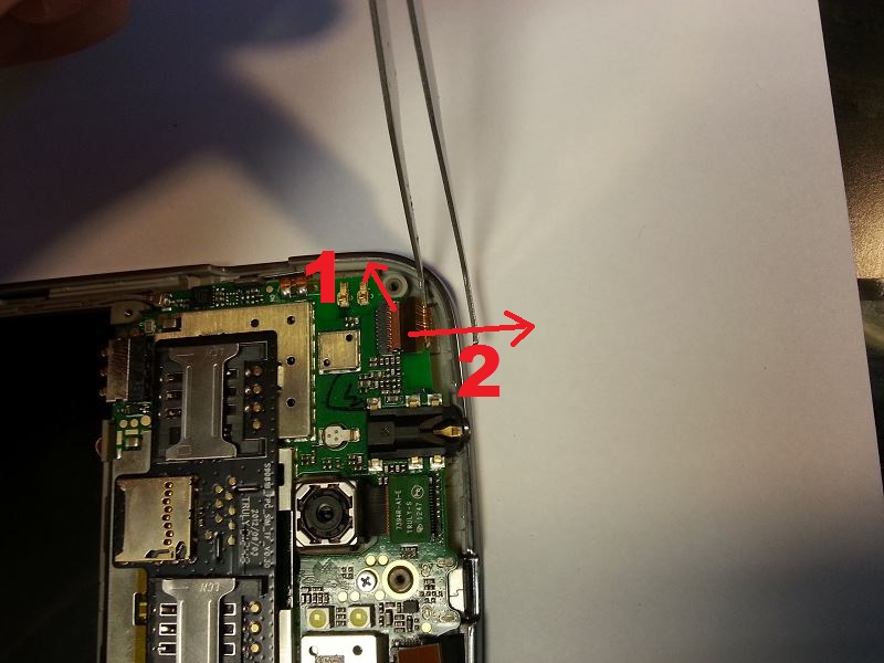 D&eacute;brancher la nappe de connexion 2