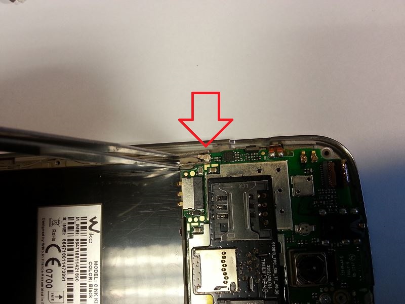 D&eacute;connecter le c&acirc;ble coaxial Num&eacute;ro 1