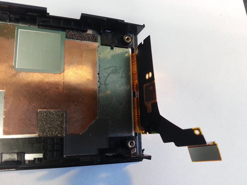 Nappe &eacute;cran LCD sony xperia u d&eacute;coll&eacute;e