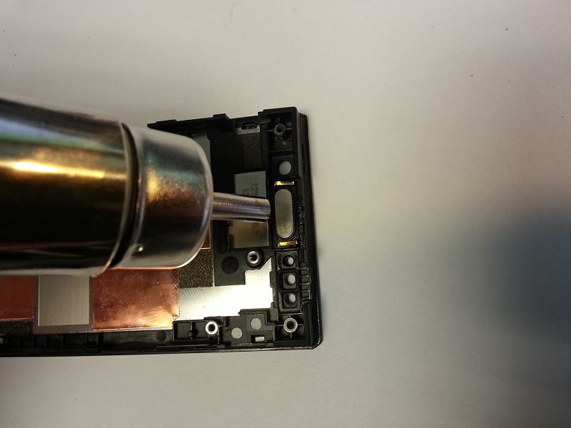 Chauffer le haut parleur oreille du sony xperia u