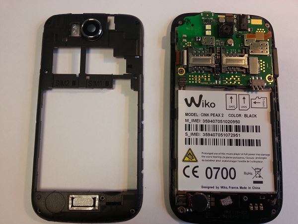 Guide de r&eacute;paration Wiko cink Peax 2 etape 6