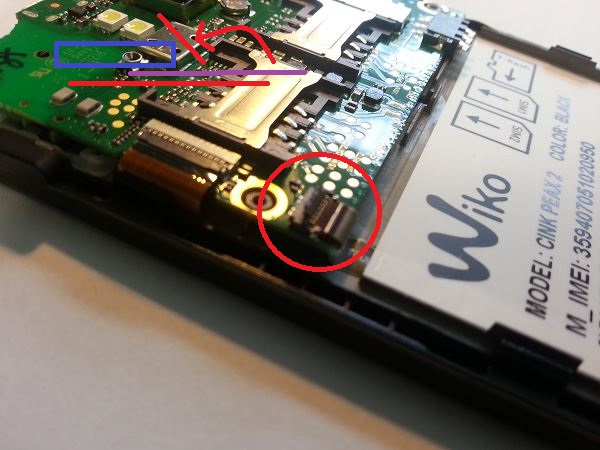 Guide de r&eacute;paration Wiko cink Peax 2 etape 12