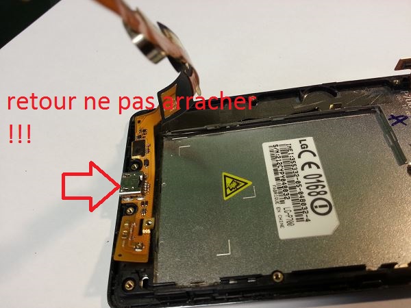 Guide de reparation Optimus L7 P700 P705 etape 20
