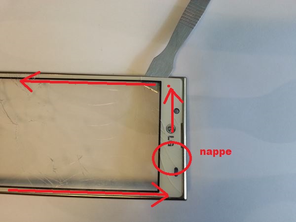 Guide de réparation du LG optimus L7 P700 P705 étape 48