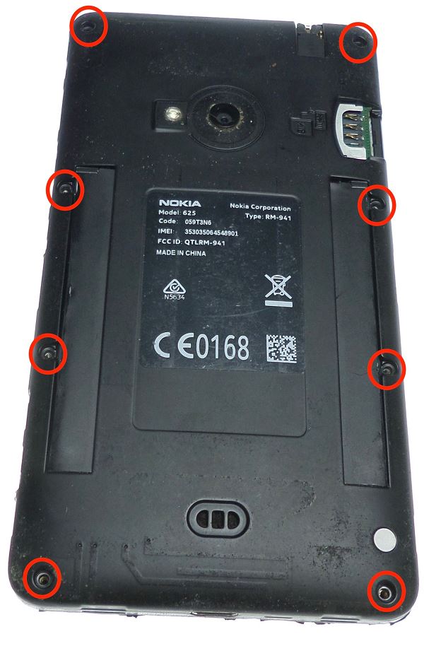 Guide tutoriel de réparation du Nokia Lumia 625