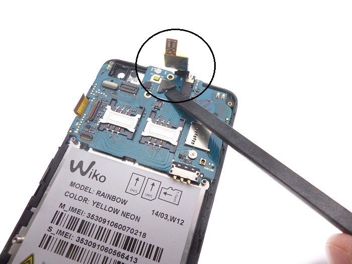 nappe carte mere wiko rainbow