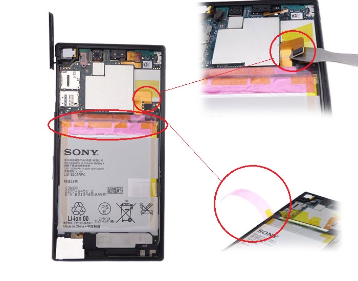 étanchétité carte mere sony xperia z ultra
