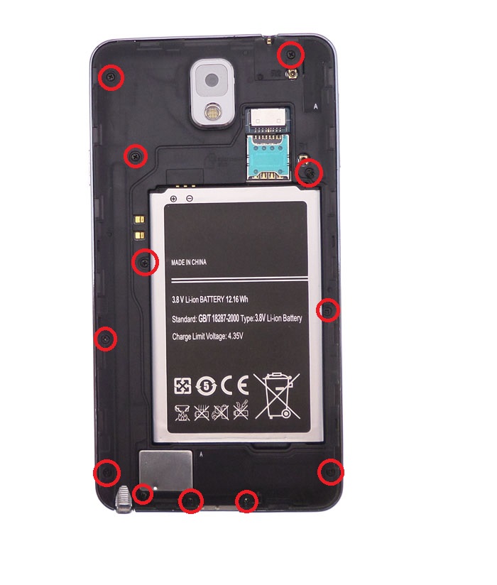 tuto demontage galaxy note 3