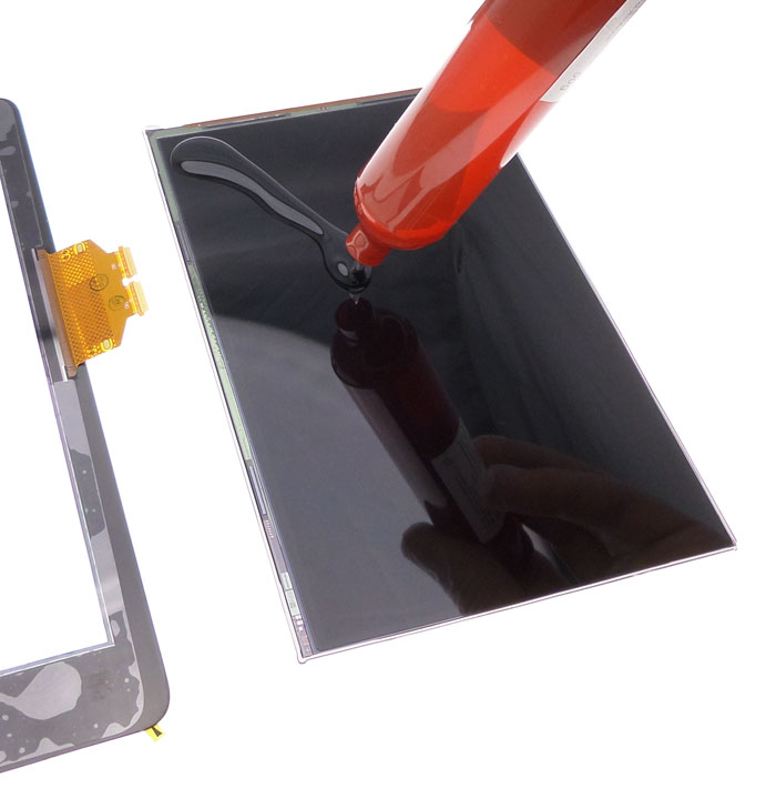 ecran tactile et lcd collage