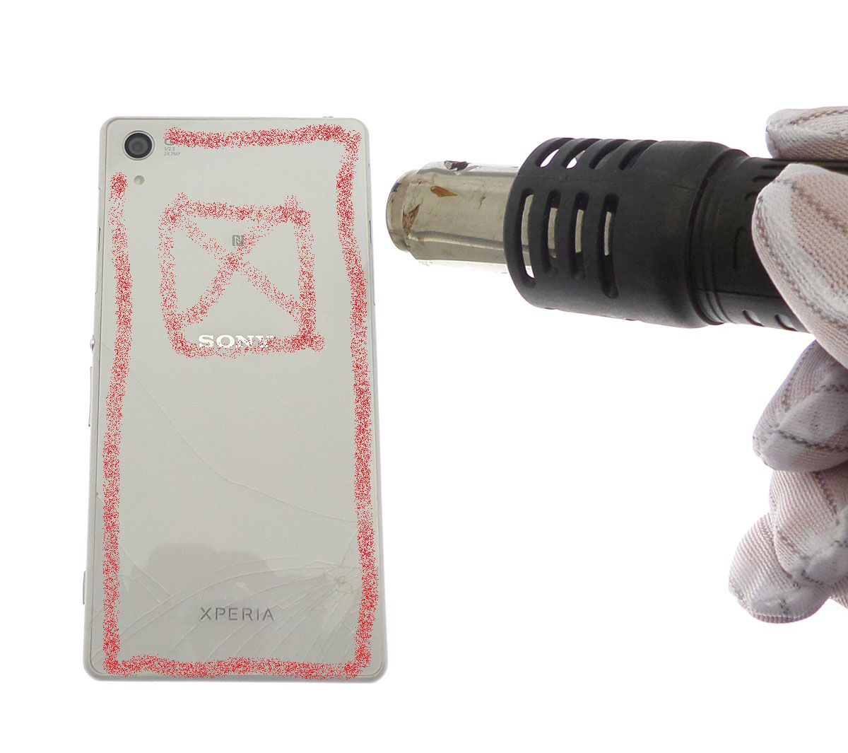 vitre arriere xperia z2